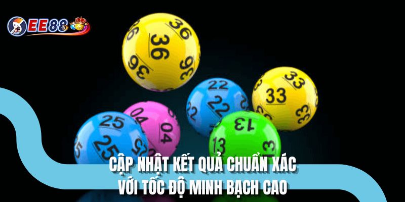 Cập nhật kết quả chuẩn xác với tốc độ minh bạch cao