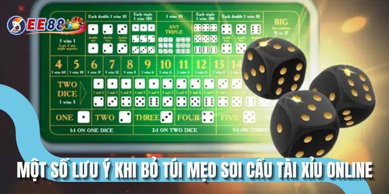 Một số lưu ý khi bỏ túi mẹo soi cầu tài xỉu online