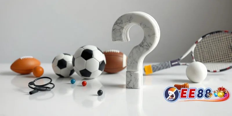 Câu hỏi thường gặp về thể thao ee88 với dấu hỏi và dụng cụ thể thao